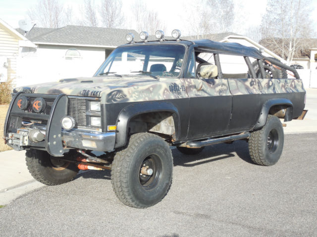 1981 CHEVY SUBURBAN 4X4 LIFTED AND RUST FREE, MOAB OFF ROAD FUN,MONSTER DRIVER 1981 Chevrolet Suburban