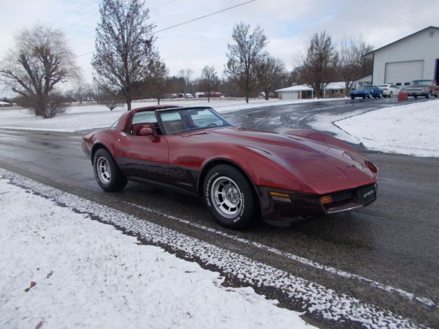 1981 Chevrolet Corvette BURGUNDY