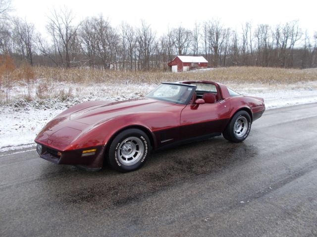 1981 Chevrolet Corvette BURGUNDY - photo 13