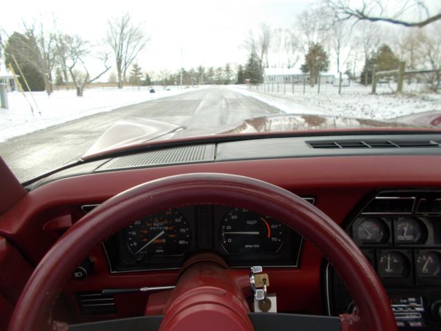 1981 Chevrolet Corvette BURGUNDY - photo 6
