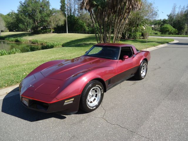 1981 Chevrolet Corvette BURGUNDY - photo 5