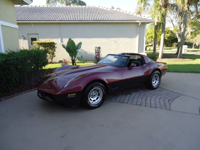 1981 Chevrolet Corvette BURGUNDY - photo 6