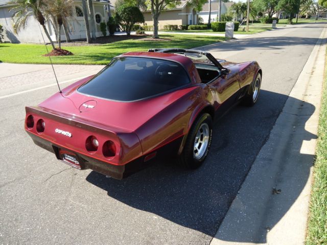 1981 Chevrolet Corvette BURGUNDY - photo 7
