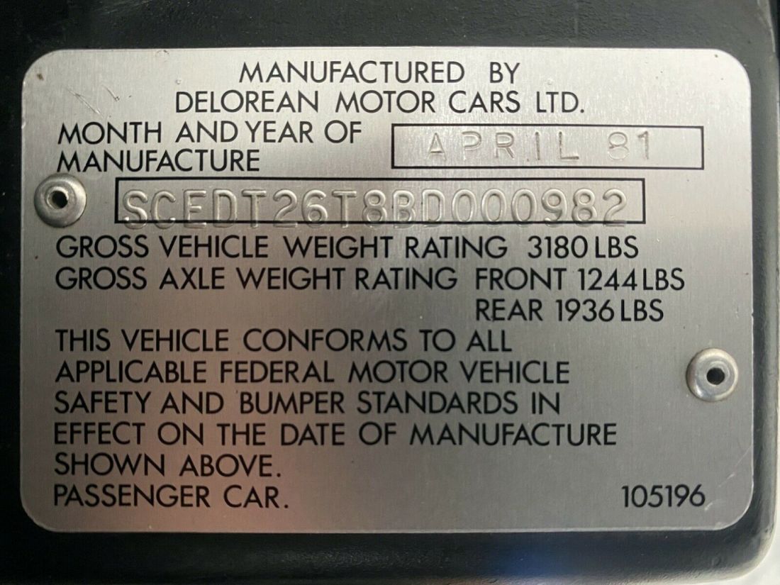 1981 DeLorean - photo 13