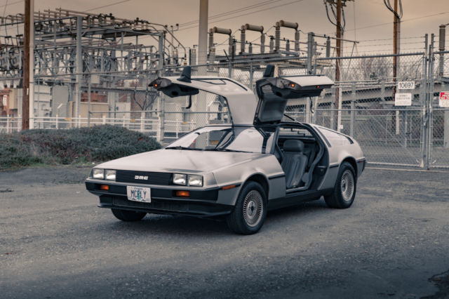 1981 DeLorean DMC-12 2 Door Coupe Stainless Steel Gullwing Doors 1981 DeLorean DMC-12