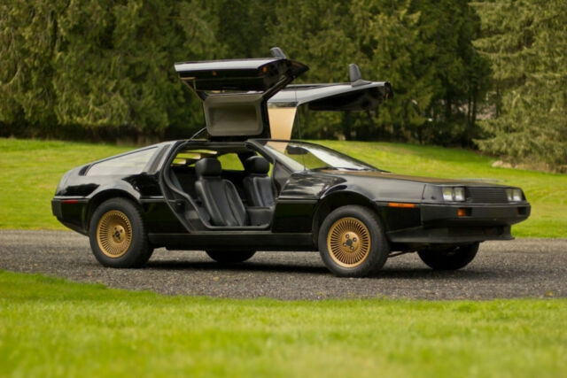1981 DeLorean DMC-12 Black and Gold Painted Great Condition 1981 DeLorean DMC 12