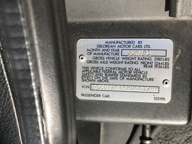 1981 DeLorean DMC-12 Gray - photo 4