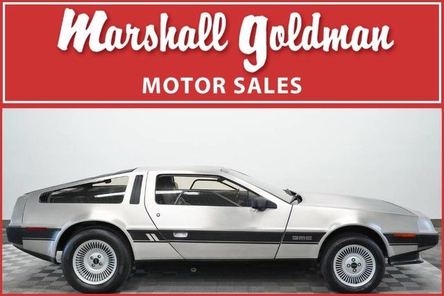 1981 DeLorean DMC-12 stainless steel over grey AUTO 6,100 miles 1981 DeLorean