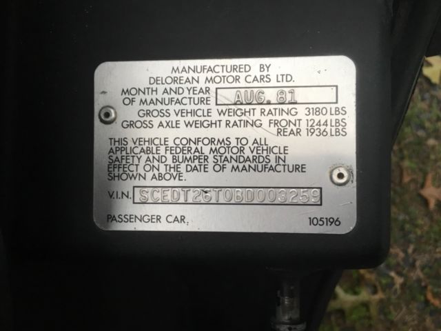 1981 DeLorean - photo 4