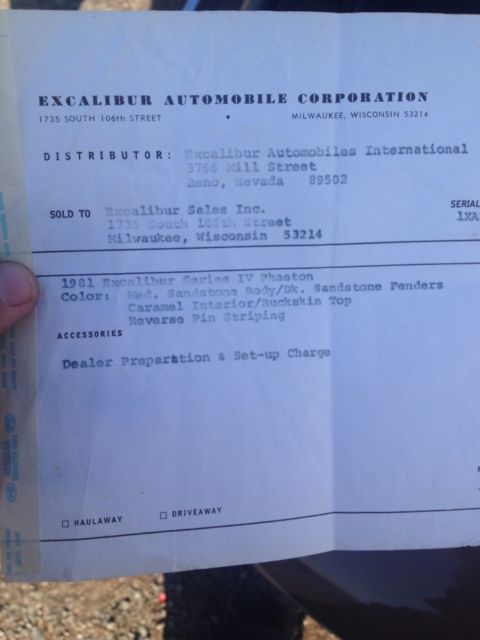 1981 Other Makes Excalibur - photo 12