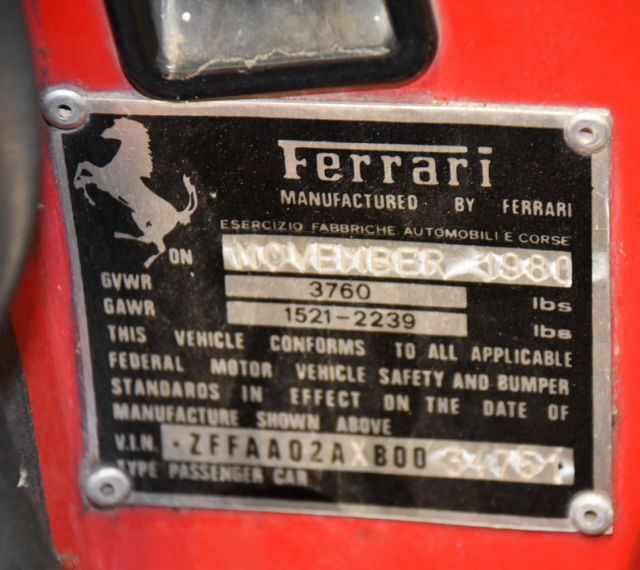1981 Ferrari 308 GTSi - photo 13