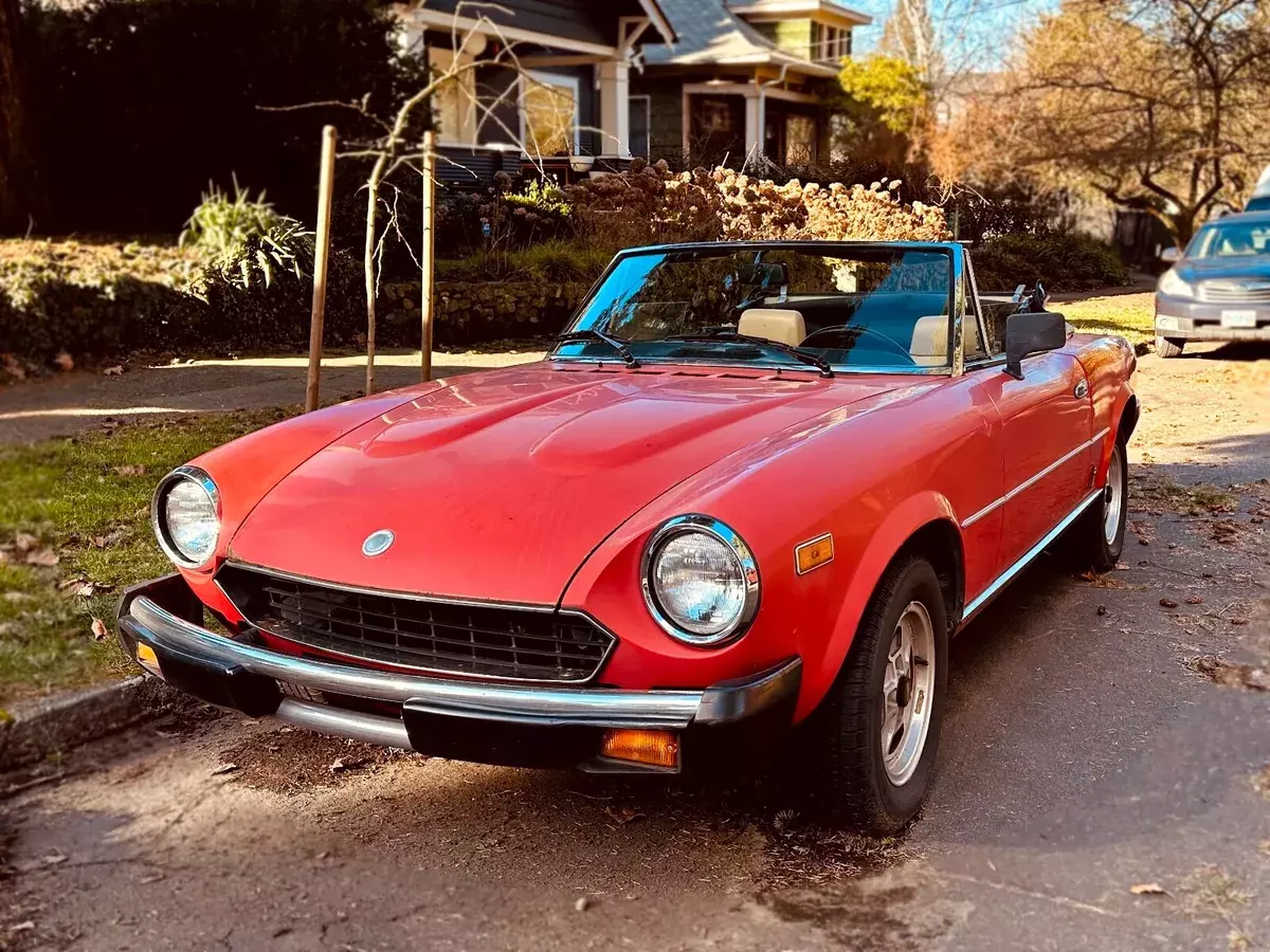 1980 Fiat 124 Spider