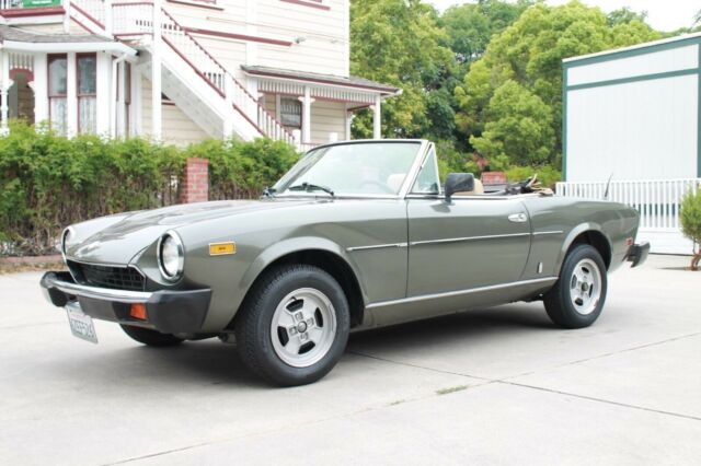 1981 Fiat 124 Spider Pininfarina California car 1981 Fiat 124 Spider