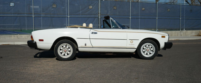 1981 FIAT 2000 SPIDER FACTORY TURBO! 1981 Fiat SPIDER TURBO Turbo Spider