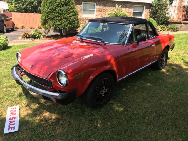 1981 Fiat Spider 2000 with extra parts 1981 Fiat Other Spider 2000