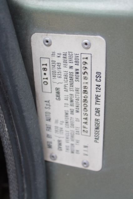 1981 Fiat 124 Spider Pininfarina - photo 10