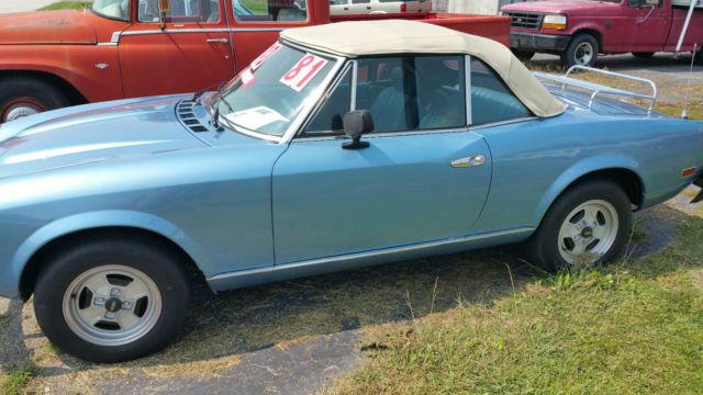 1981 Fiat Spider Convertable, Restored,New Paint,Interior,Top,the rest gone thru 1981 Fiat Spider