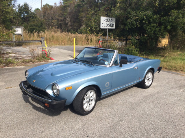 1981 Fiat Spider Turbo 1981 Fiat Other Spider Turbo