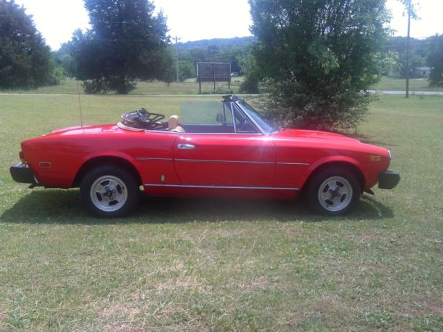 1981 Fiat Spyder 2000 Convertible,Pinion Farina41,500 miles. Pristine condition. 1981 Fiat Other