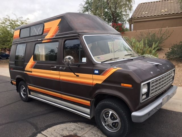 1981 Ford Econoline Hi-top Custom Conversion Hippy Shag Van E-150 Original Paint 1981 Ford E-Series Van