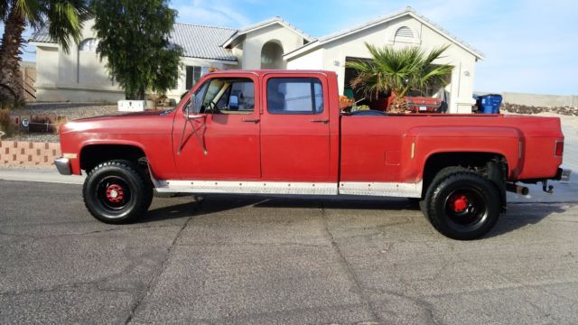 1981 GMC 4x4 k3500 crewcab dually 1981 Chevrolet C/K Pickup 3500