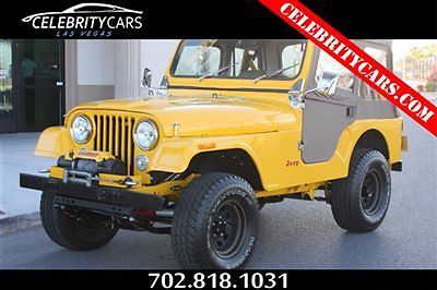 1981 JEEP CJ5 4X4 RESTORED 6CYL 4 SPEED 2 dr SUV Manual Gasoline 258 CUBIC INCH 1981 Jeep CJ 1981 JEEP CJ5 4X4 RESTORED