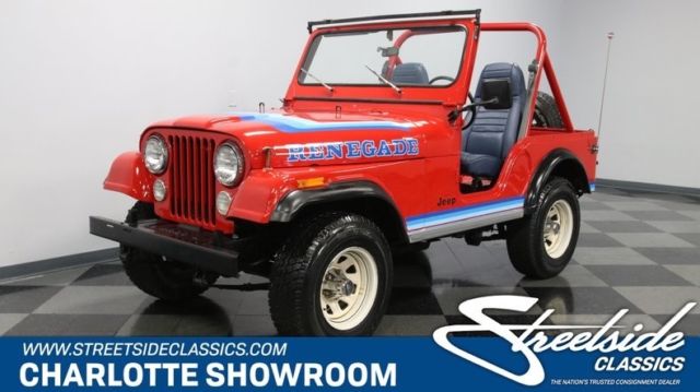 1981 Jeep CJ5 Renegade Jeep 2.5L Inline 4 4 Speed Manual Classic Vintage Collect 1981 Jeep CJ Renegade
