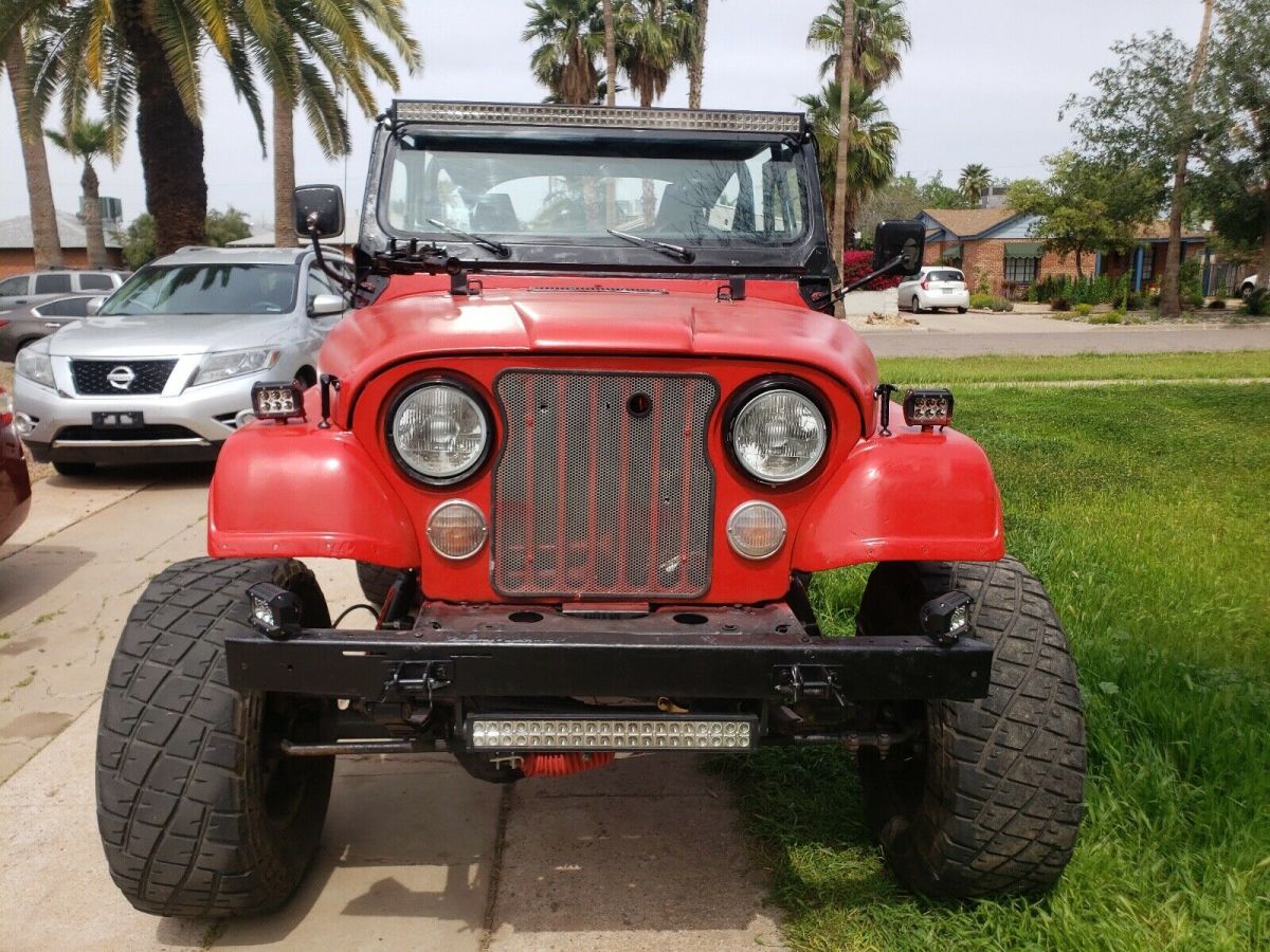 1981 Jeep CJ5 SUV Red 4WD Manual CJ5 1981 Jeep CJ5 CJ5