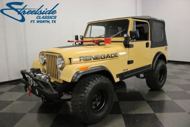 1981 Jeep CJ7 Renegade 0 Dune Jeep 258 CI - Inline 6 5 Speed Manual 1981 Jeep CJ Renegade