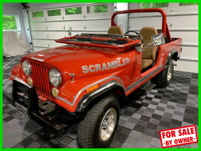 1981 Jeep Scrambler 258ci 6-Cyl Gasoline Automatic Restored Rhino Liner c84379 1981 Jeep Scrambler
