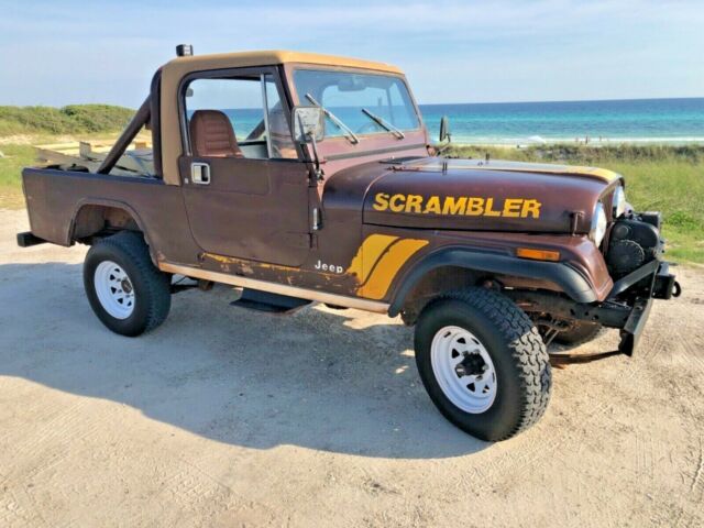 1981 Jeep Scrambler CJ8 barn find original paint 1981 Jeep CJ