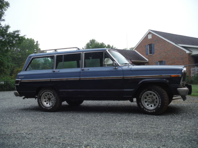 1981 Jeep Wagoneer Runs Needs TLC New 258 engine all orginal must go 4x4 !! 1981 Jeep Wagoneer