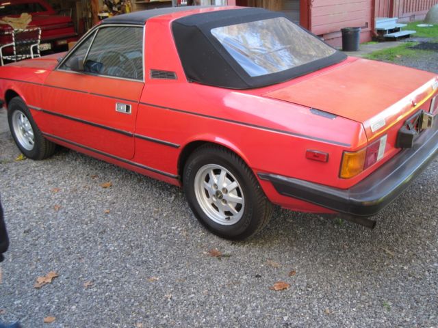 1981 LANCIA BETA ZAGATO RED/BLACK 1981 Lancia BETA ZAGATO