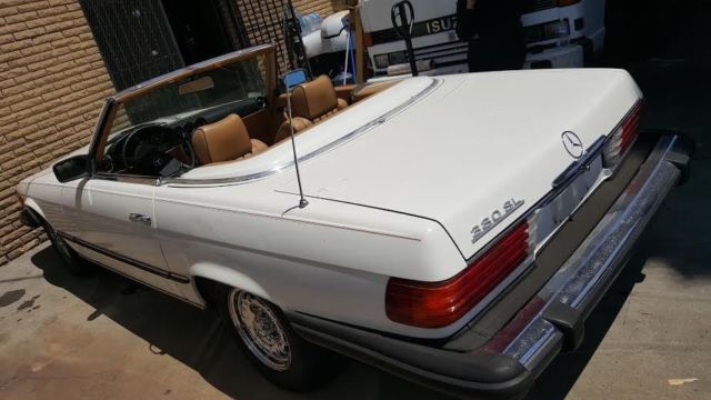 1981 Mercedes 380L White Convertable Runs Like New 1981 Mercedes-Benz 300-Series