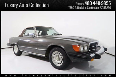 1981 Mercedes 380SL 84K Miles New Soft Top & Hard Top 82 83 84 1981 Mercedes-Benz 300-Series SL