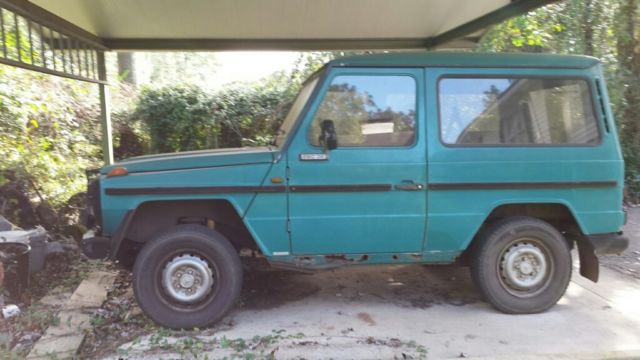 1981 Mercedes Benz 280GE - Gelandewagen, 2.8 Liter, Six Cylinder, Gas 1981 Mercedes-Benz G-Class 280GE