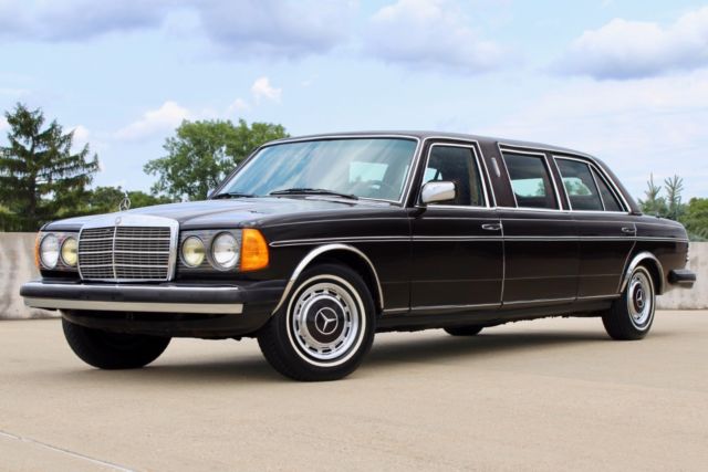 1981 Mercedes-Benz 300D Diesel Limousine Tobacco Brown 1981 Mercedes-Benz 300-Series Limo