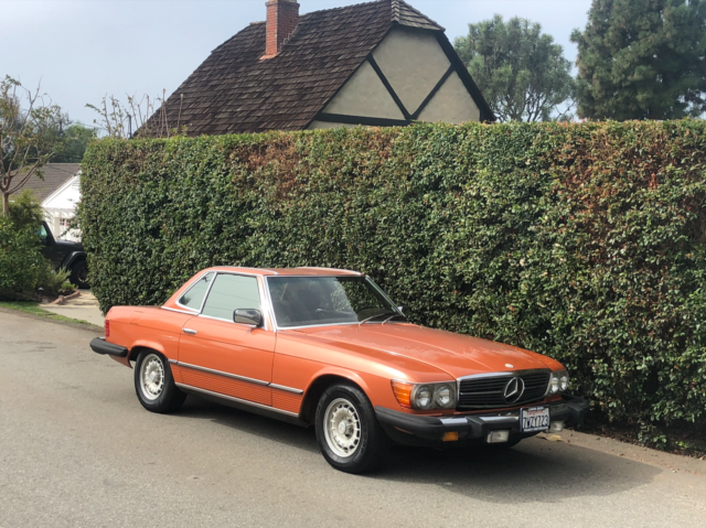 1981 Mercedes Benz 380SL R107 V8 Original Rare Inca Red Color 1981 Mercedes-Benz SL-Class