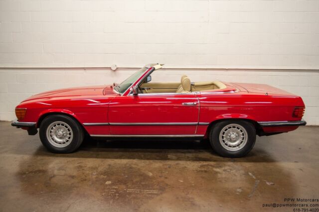 1981 Mercedes-Benz SL-Class 280SL 85,176 Miles European Car Signal Red 1981 Mercedes-Benz SL-Class 280SL