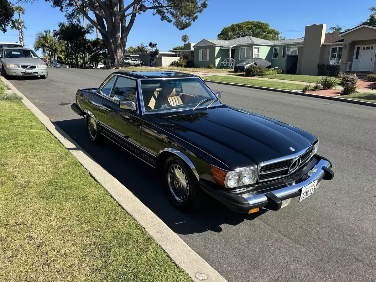 1981 Mercedes-Benz SL-Class Convertible Black SL 1981 Mercedes-Benz SL-Class SL