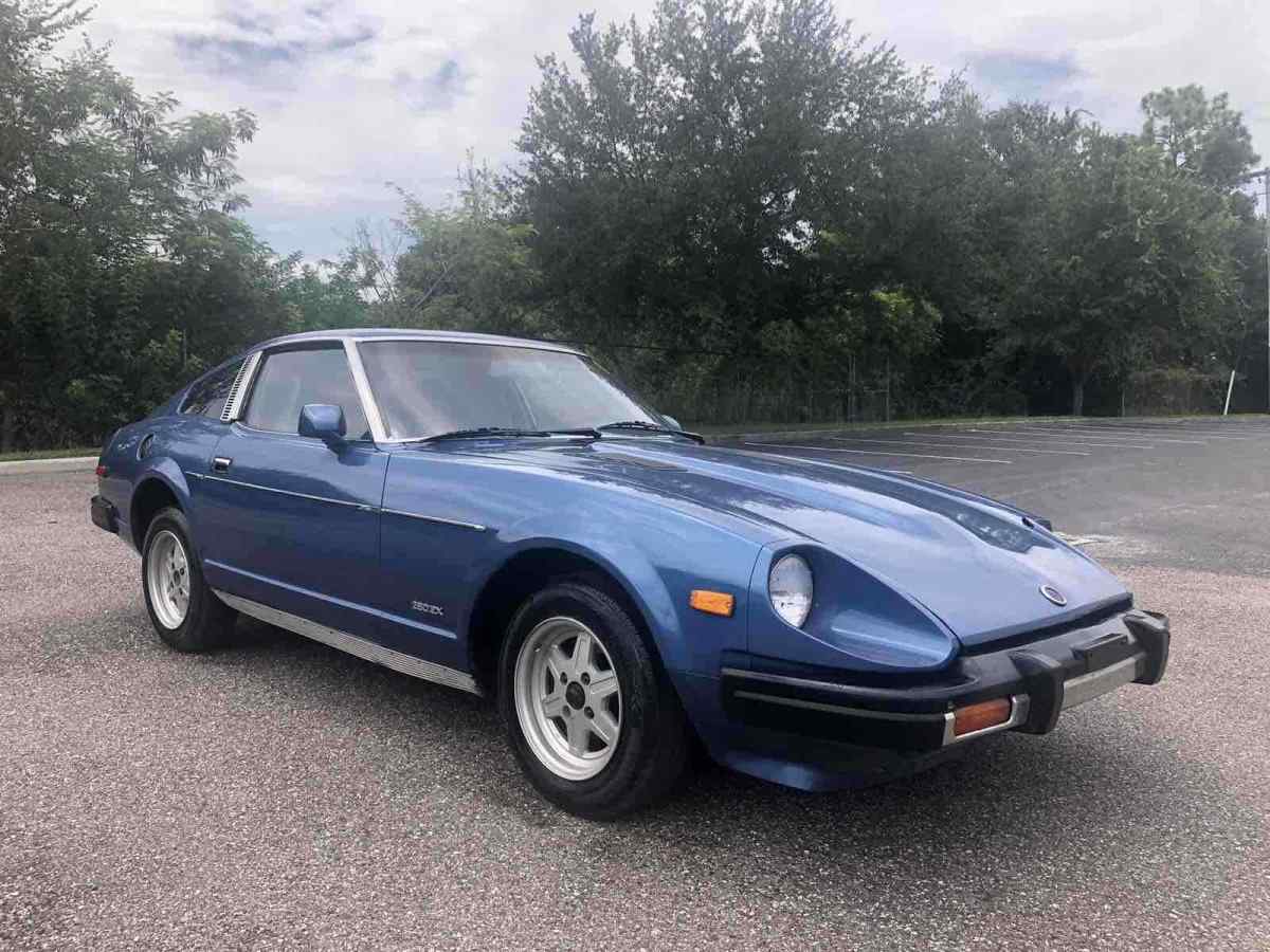 1981 Nissan 280ZX Coupe Blue RWD Manual 1981 Nissan 280ZX