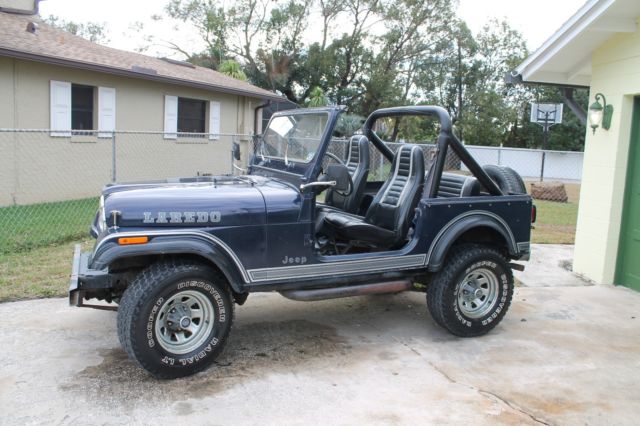 1981 Original Laredo RUST FREE 5 SPEED LOW MILES DRIVE ANYWHERE UNRESTORED 1981 Jeep CJ CJ7
