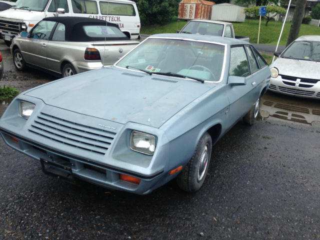1981 Plymouth Horizon Miser Hatchback- Garage Kept! 1981 Plymouth Horizon Miser TC3