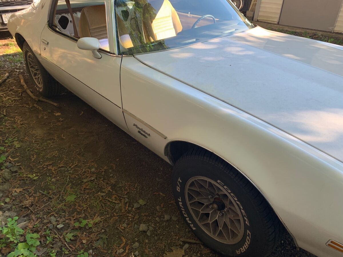 1981 Pontiac Firebird Coupe White RWD Automatic ESPRIT 1981 Pontiac Firebird ESPRIT
