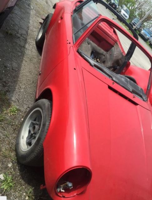 1981 porsche 911 targa wo/engine wo/transmission nice red easy project 1981 Porsche 911