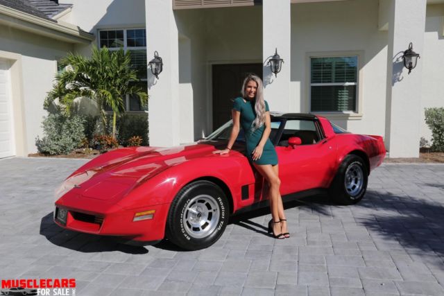 1981 Red Corvette Beautiful Condition, 350 300HP 1981 Chevrolet Corvette T TOP