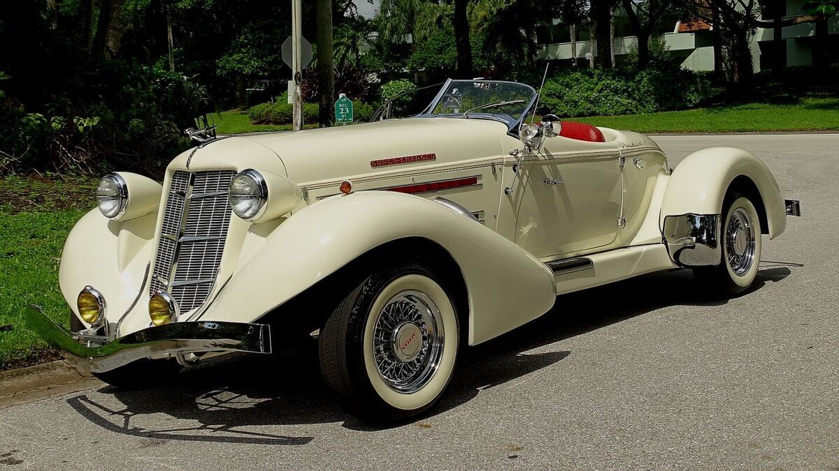 1981 ROADSTER REPLICA OF A AUBURN SPEEDSTER CALIFORNIA CUSTOM COACH FACTORY BUI 1936 Replica/Kit Makes 850 CUSTOMIZED
