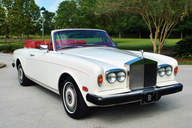 1981 Rolls Royce Corniche Convertible only 26,743 Miles! Clean Carfax Report wow 1981 Rolls-Royce Corniche Corniche