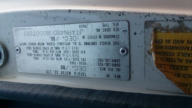1981 Toyota Other 4x4 Custom Cab Truck with Chevy 4.3l V6 Engine - photo 13