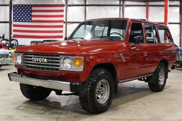 1981 Toyota Land Cruiser 148224 Miles Freeborn Red SUV 4.2 liter inline 6 4 Spe 1981 Toyota Land Cruiser --